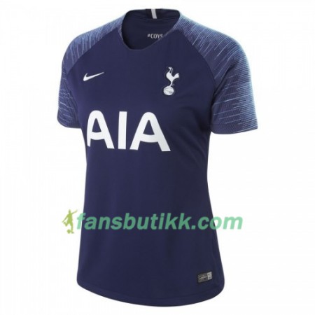 Fotballdrakt Tottenham Hotspur Dame Bortetrøye 2018-2019 Kortermet